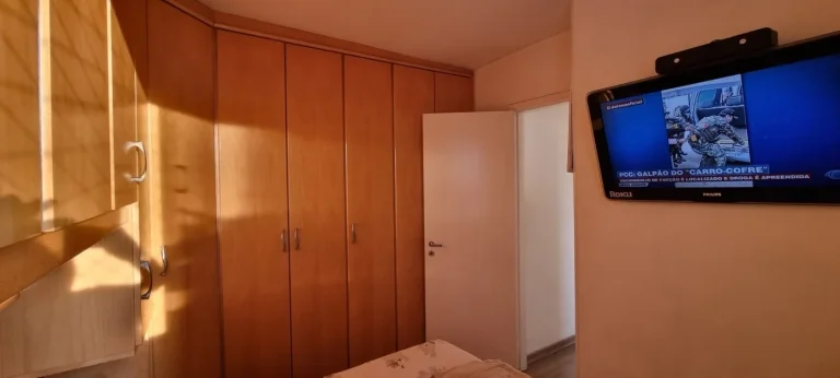 Imagem Apartamento 49M², 2Q, 1 Banheiro, 1 Vaga, Varanda, Academia, Churrasqueira, Piscina Climatizada, Salão de Festas, Quadra, Gerador, Mini Mercado.