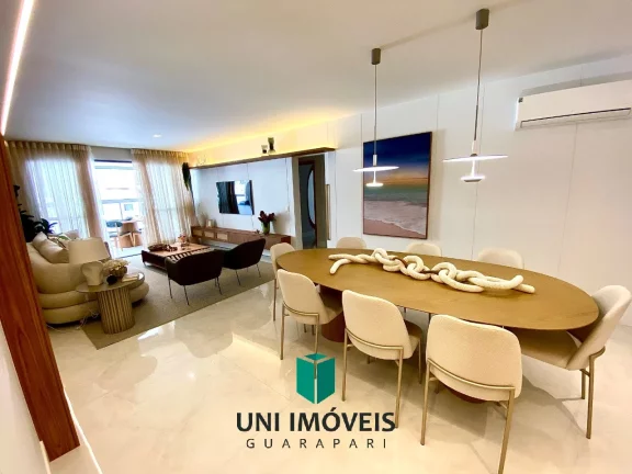 Imagem Apartamento decorado beira mar alto padrão 4 suítes com 3 vagas de garagem a venda na Praia do Morro - Guarapari/ES