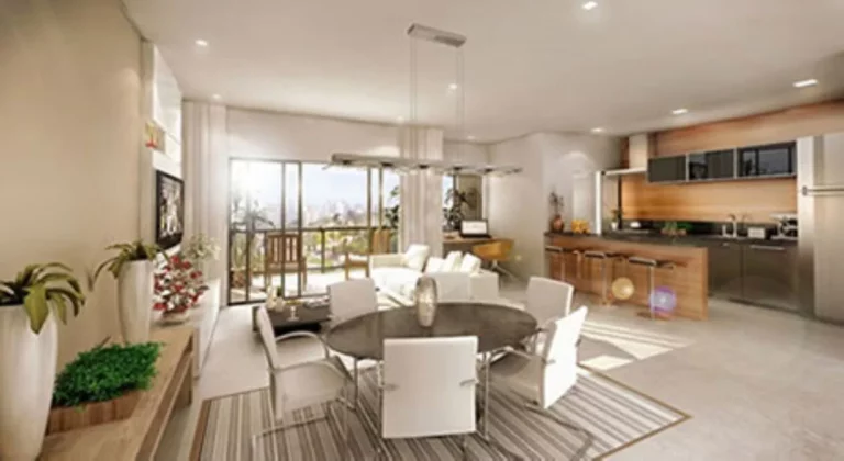 Imagem Apartamento de luxo no Condomínio Guedala Mix: 1 quarto, 1 suíte, 2 banheiros, 2 vagas, 84m² em São Paulo-SP.