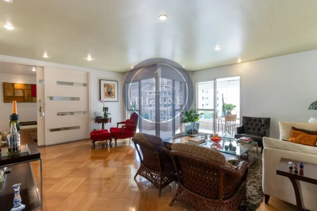 Imagem Apartamento de Luxo à Venda em Indianópolis, São Paulo - 3 Quartos, 3 Suítes, 2 Salas e 195m² de Pura Sofisticação!