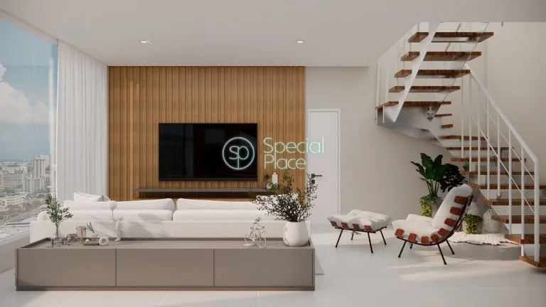 Imagem A vista deste triplex é de tirar o fôlego ! Imóvel nunca foi habitado. Cobertura triplex com 163m...