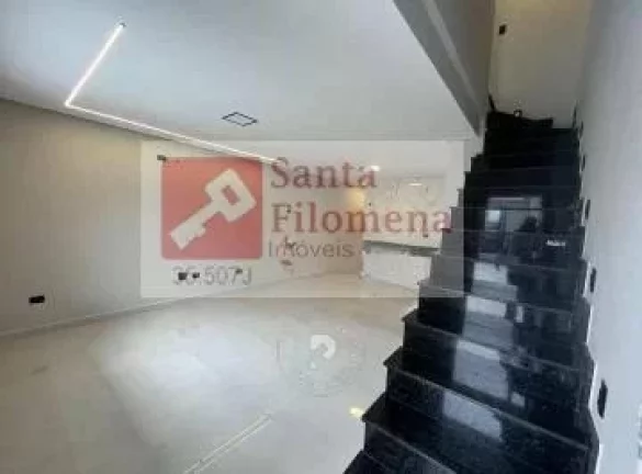 Imagem Sobrado para Venda em Santo André, Vila Lucinda, 3 dormitórios, 2 suítes, 3 banheiros, 4 vagas