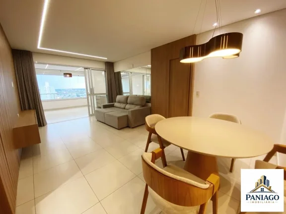 Imagem Apartamento 3 quartos, semi mobiliado, 3 vagas, condomínio Essenza, Cuiabá-MT