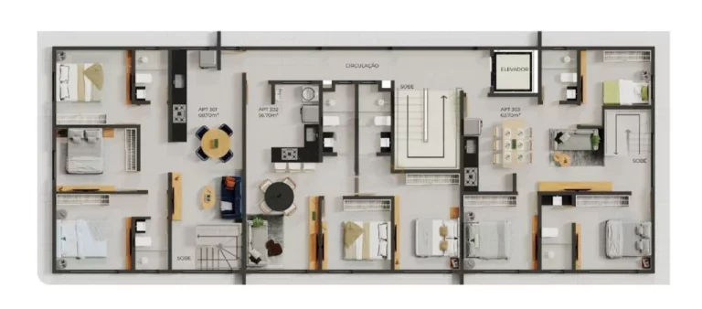 Imagem Maison Cabo Branco: Apartamento de 2 Quartos com Vista para o Mar - A partir de R$ 529.000,00