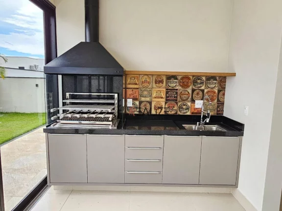 Imagem Sobrado com 4 suítes e escritório à venda, 320 m² por R$ 2.950.000 - Condomínio Fechado - Indaiatuba/SP
