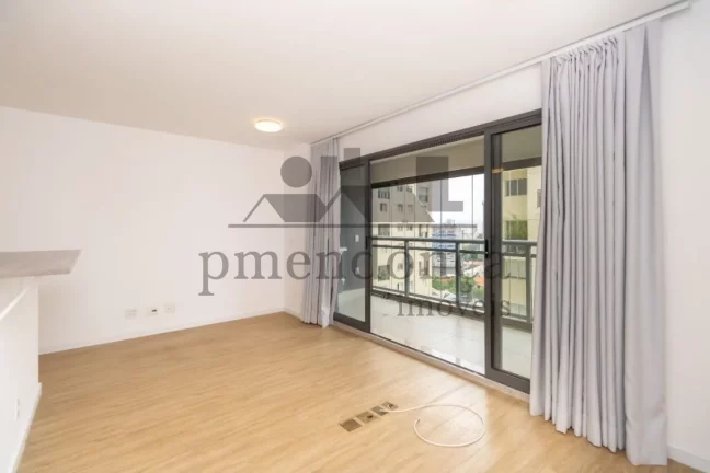 Imagem Apartamento de 41m², semi-mobiliado, com varanda e vaga de garagem na Vila Madalena