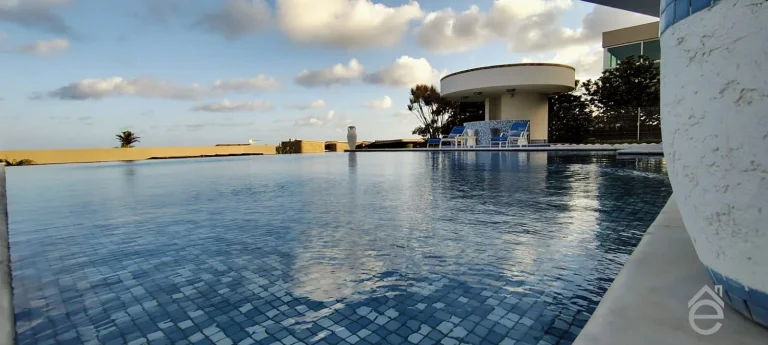 Imagem Casa alto padrão, vista mar espetacular, 1105,28m2, Condomínio Horizonte Fênix