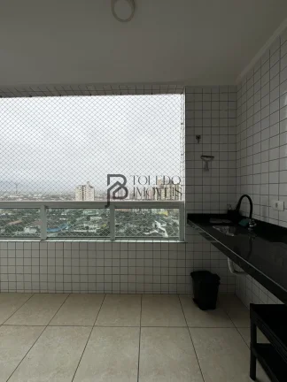 Imagem Apartamento Porteira Fechada com 1 Dormitório no bairro Vila Assunção - Praia Grande