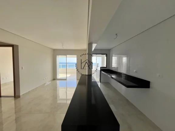 Imagem Apartamento Frente Mar para Venda em Praia Grande, Caiçara, 3 dormitórios, 2 suítes, 3 banheiros, 2 vagas