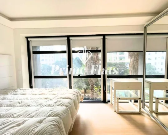 Imagem Flat disponível para locação no Condomínio Edifício Urbano Duplex na Vila Nova Conceição, com 45m², 1 dormitório e 1 vaga de garagem