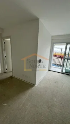Imagem Apartamento de 41m², com 2 dormitórios, sala dois ambientes, varanda, cozinha americana e banheiro...
