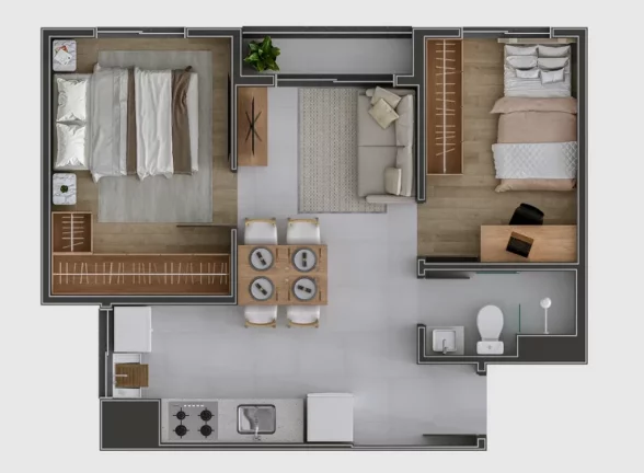 Imagem APARTAMENTO RESIDENCIAL em São Paulo - SP, Barreira Grande