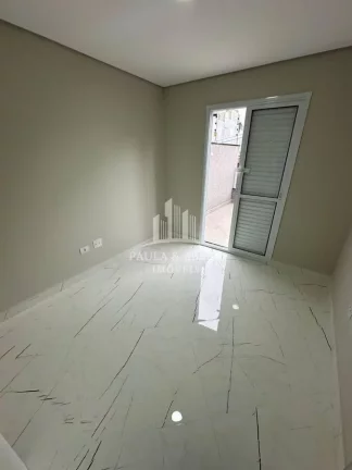 Imagem Apartamentos com 2 Quintais, Churrasqueira, 2 Dormitórios, 1 vaga, Lavanderia, na Vila Linda, Santo André