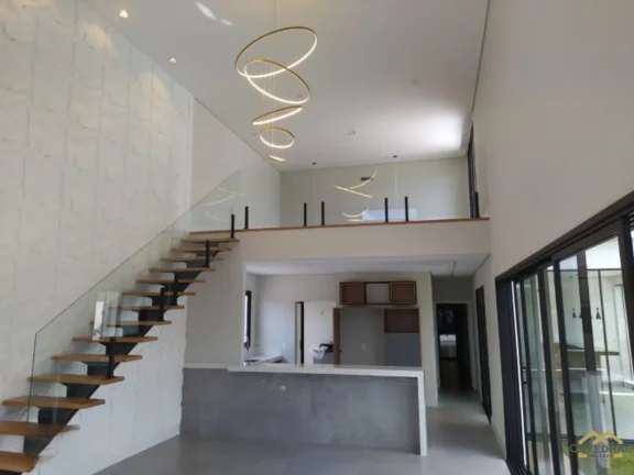 Imagem Casa Térrea com 3 suítes e 4 vagas cobertas no condomínio Brisas Jundiaí