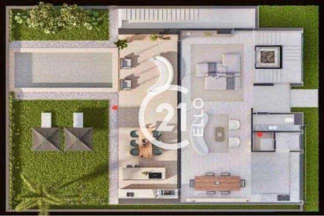 Imagem 4 suítes, 6 vagas, Condomínio fechado