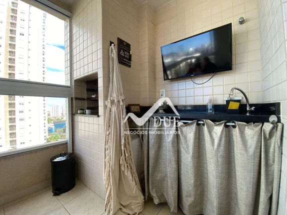 Imagem Apartamento com 3 dormitórios à venda, 92 m² por R$ 850.000,00 - Ponta da Praia - Santos/SP
