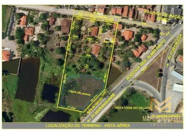 Imagem Terreno à venda, 12222 m² por R$ 2.600.000,00 - Mucunã - Maracanaú/CE