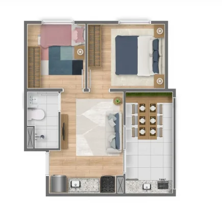 Imagem Tudo o que você quer e precisa em um único lugar! Studios e apartamentos de 1 e 2 dormitórios, es...