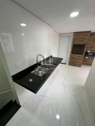 Imagem Coberturas de 120m², 2 Dormitórios 2 Banheiros, Elevador, Churrasqueira, Acabamento de Alto Padrão na Vila Linda, Santo André