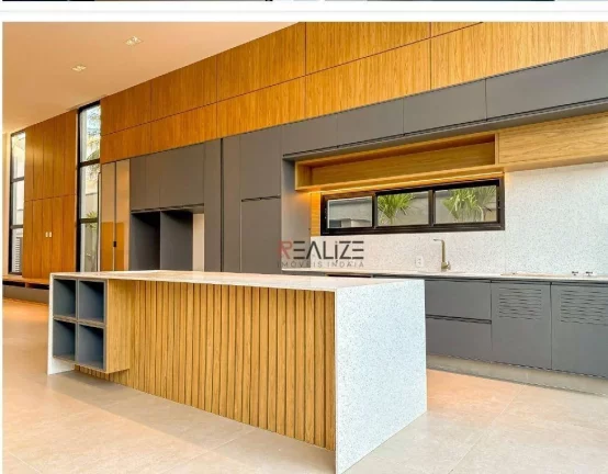 Imagem Casa moderna com 3 suítes e escritório a venda, por R$ 3.190.000 - Condomínio Alto Padrão - Indaiatuba/SP