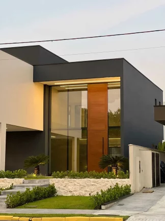 Imagem Casa nova no Condomínio Caledônia com 5 suítes e 4 vagas de garagem em Camboriú-SC