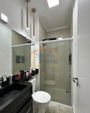 Imagem Casa em condomínio com 90 m². Possui 3 dormitórios, sendo 1 suíte, 3 banheiros, sendo 2 lavabos,...
