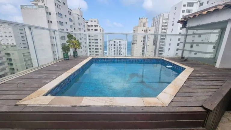 Imagem Cobertura com 2 dormitórios, 180 m² - venda ou aluguel - Pitangueiras - Guarujá/SP