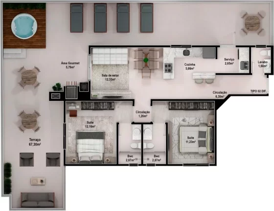 Imagem Apartamento à venda no bairro Vila Operária - Itajaí/SC