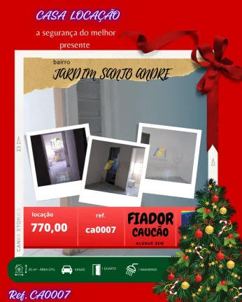 Imagem Alugo Casa em Jardim Santo André
