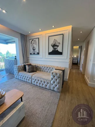 Imagem Oportunidade Aluguel Apartamento Mobiliado 79 m², 9.000/mês -Alphaville SP