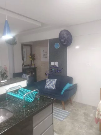 Imagem Apartamento com 3 dormitórios à venda, 126 m² por R$ 640.000,00 - Ocian - Praia Grande/SP