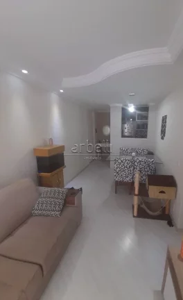 Imagem Apartamento com 52M², 2 dormitórios, sala, cozinha, banheiro, área de serviços e 2 vagas de gara...