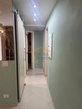 Imagem Apartamento de 68m² com 3 dormitórios, sendo 1 utilizado como escritório, 2 banheiros, sala dois ...