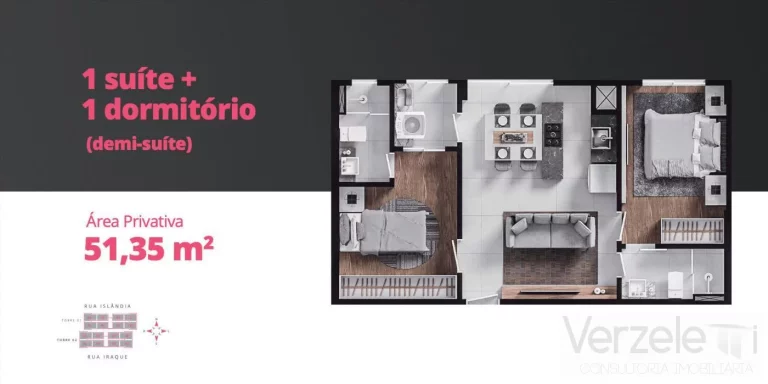 Imagem Apartamento 3 dormitórios para Venda em Balneário Camboriú / SC no bairro Nações