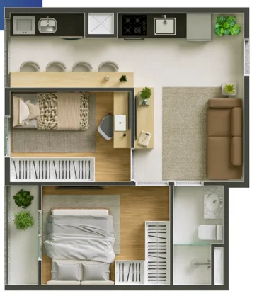 Imagem APARTAMENTO RESIDENCIAL em São Paulo - SP, Chácara Califórnia