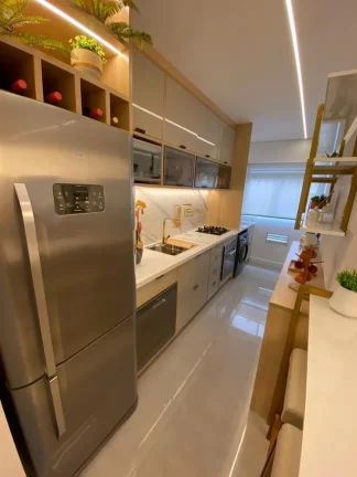 Imagem Apartamento no Edifício Martinique Baeta Neves São Bernardo - 2 quartos, 1 banheiro, 1 vaga - Venda/Locação - 55,00 m²