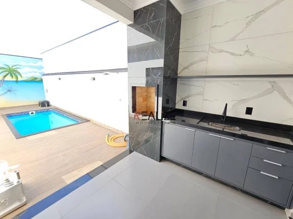 Imagem Casa térrea com piscina e 3 dormitórios à venda, 115 m² por R$ 650.000 - Jardim Araras - Indaiatuba/SP