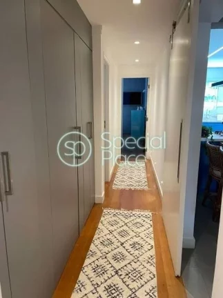 Imagem Ãtimo apartamento Ã  venda no Brooklin - Ãrea: 167,00mÂ² - Living amplo com terraÃ§o na copa das Ã...