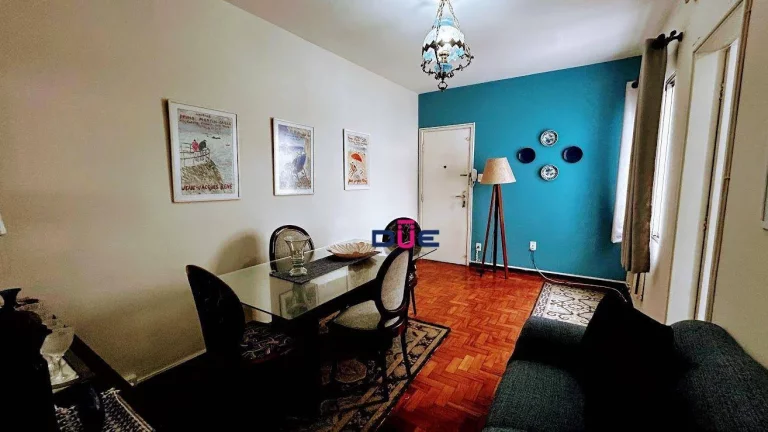 Imagem Apartamento com 2 dormitórios à venda, 70 m² por R$ 460.000 - Boqueirão - Santos/SP
