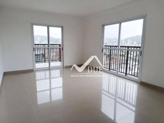 Imagem Apartamento Duplex com 3 dormitórios à venda, 131 m² por R$ 989.000,00 - Vila Matias - Santos/SP