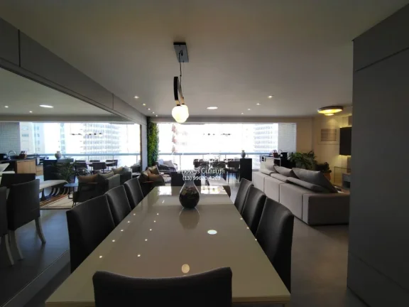 Imagem Aluguel de Apartamento de Luxo em Guarujá-SP, Pitangueiras: 3 Quartos, 1 Suíte, 2 Salas, 4 Banheiros, 1 Vaga, 180m².