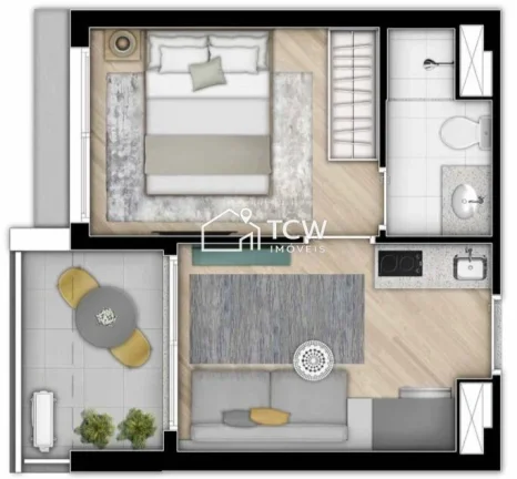 Imagem Apartamento 1 dorm