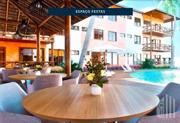 Imagem ÚLTIMA UNIDADE: Apartamento em construção, 2 dormitórios à venda por R$ 342,647,10 Condomínio VILA ATLÂNTIDA - Atalaia - Luís Correia/PI
