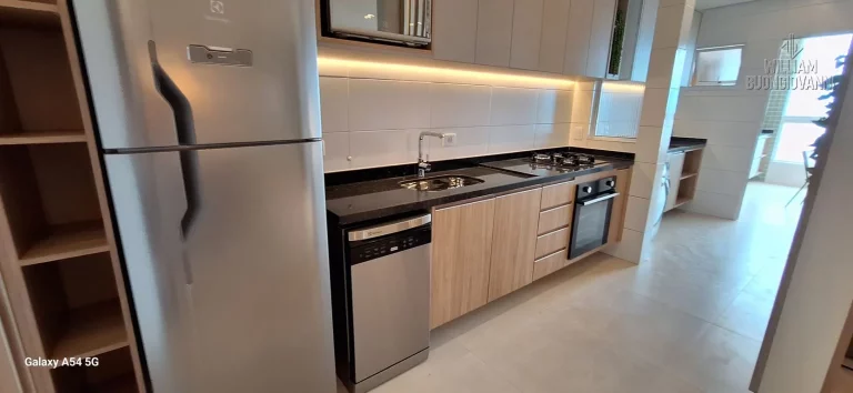 Imagem Apartamento 3 dormitórios sendo 1 suíte + lavabo frente mar em Mongaguá