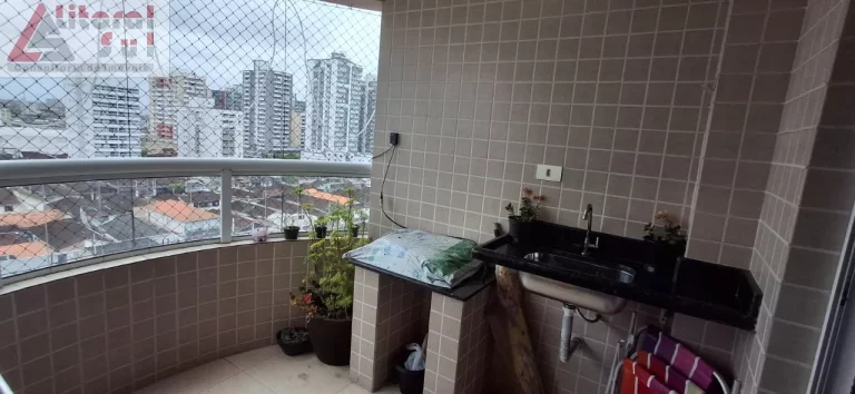 Imagem Imperdível oportunidade: Apartamento à venda em Praia Grande-SP, bairro Ocian, 2 quartos, 1 suíte, 2 salas, 2 banheiros, 1 vaga.