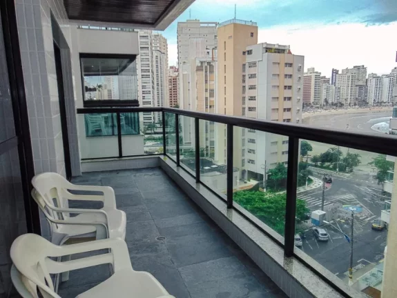 Imagem Astúrias - Apartamento com vista para o mar - Andar alto - Ótima localização.