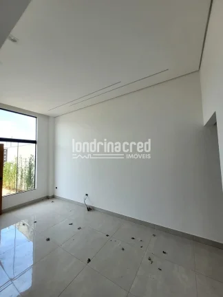 Imagem Casa nova na Zona Leste de Londrina com 86m² de área útil, 3 dormitórios (1 suíte), banheiro social, sala aconchegante, cozinha e 2 vagas de garagem.
