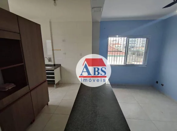 Imagem Apartamento com 1 dormitório à venda, 45 m² por R$ 199.000,00 - Boqueirão - Praia Grande/SP