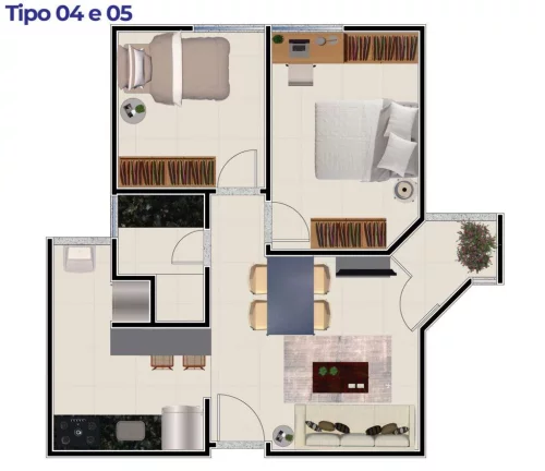 Imagem Apartamento 2 dormitórios para Venda em Teresina, Cristo Rei, 2 dormitórios, 1 suíte, 2 banheiros, 1 vaga