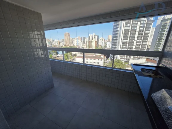 Apartamento na Guilhermina em Praia Grande com 1 Dormitório Suíte